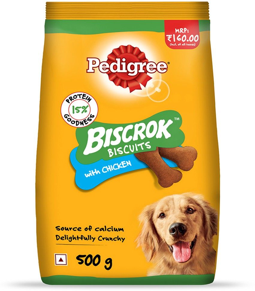 Biscrok Biscuits (Above 4 Months) Chicken Dog Treat-image-34