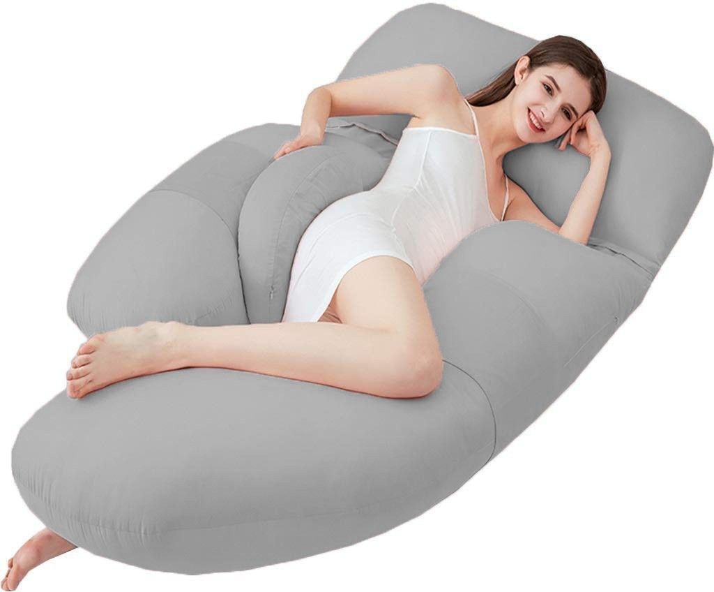 onenonly Microfibre Solid Pregnancy Pillow Pack of 1-picture-18