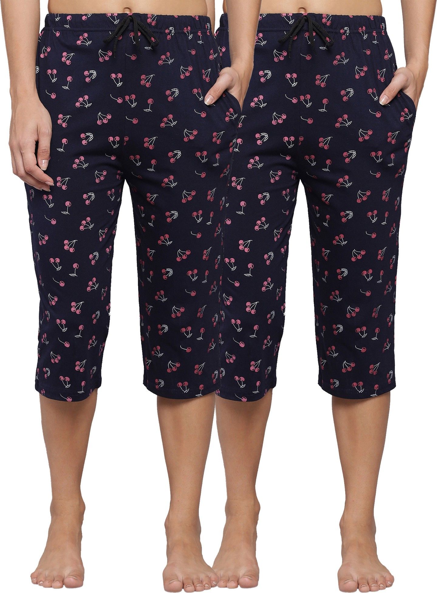 fit n fame Women Multicolor Capri-picture-20