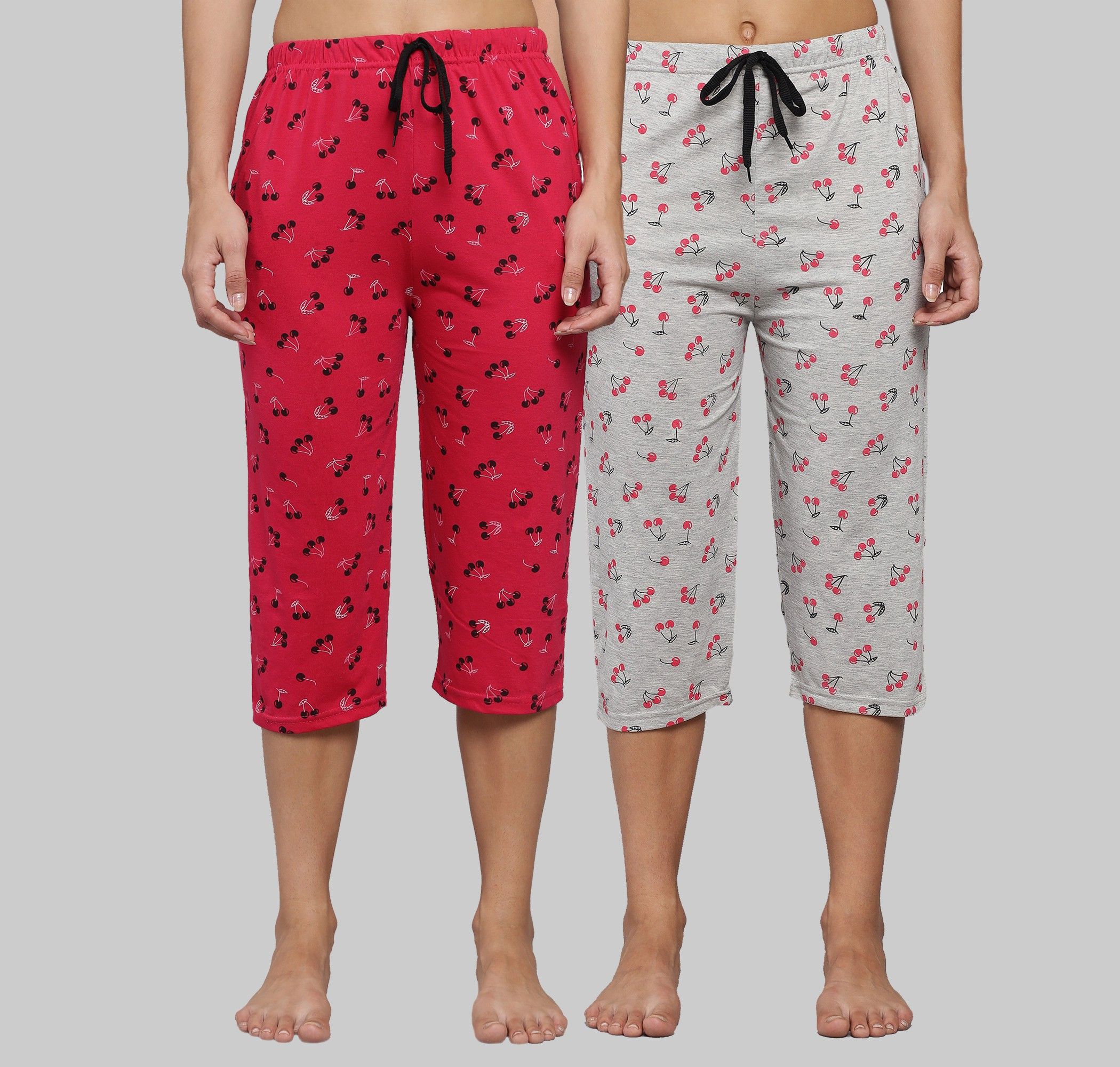 trendy world Women Multicolor Capri-picture-16