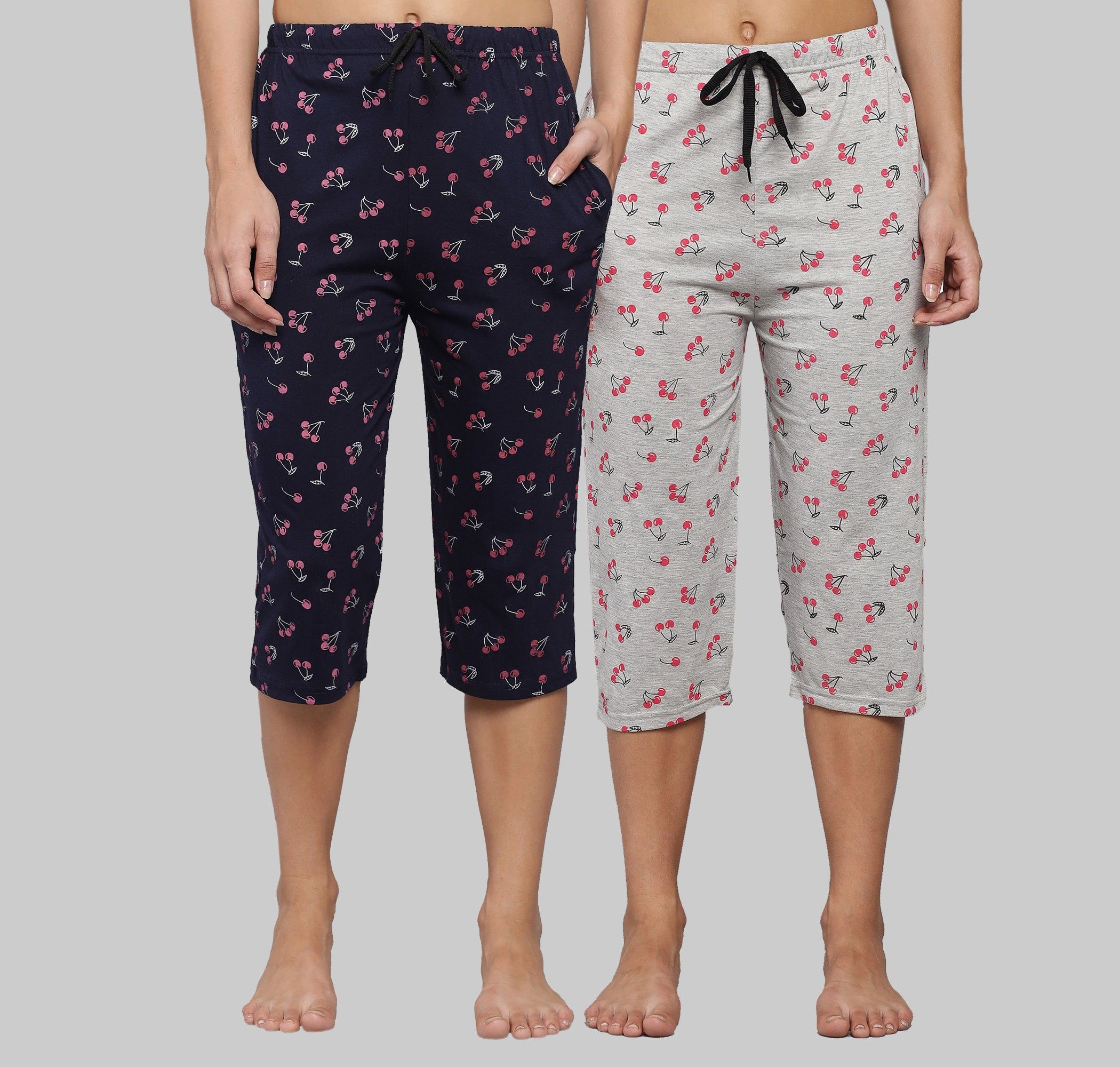 trendy world Women Multicolor Capri-picture-11