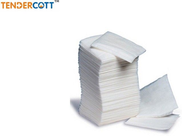 Gauze Swab 10 cm x 10 cm | 12 Ply | Non sterile | Pack of 1 ( 100 counts ) Non-Sterile Gauge Roll-image-23