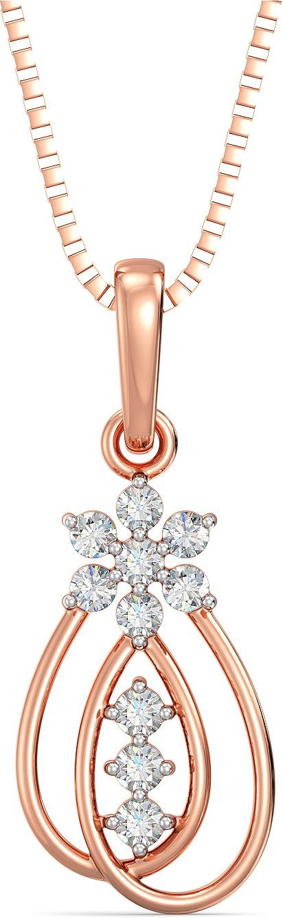 Joyalukkas Pride Diamond 18kt Rose Gold Pendant-image-17