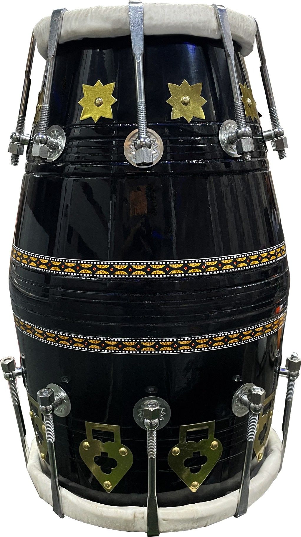 ram musical Black 18 special dholak Nut & Bolts Dholak-picture-26