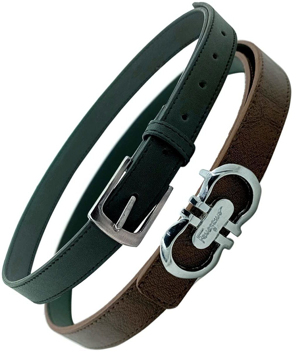 Women Casual, Formal, Party Black, Brown Artificial Leather Belt