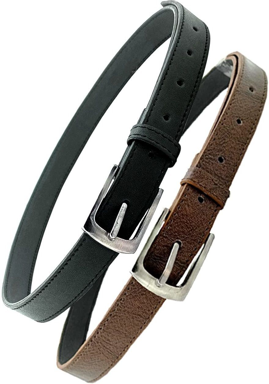 Women Casual, Formal, Party Brown, Black Artificial Leather Belt-image-30