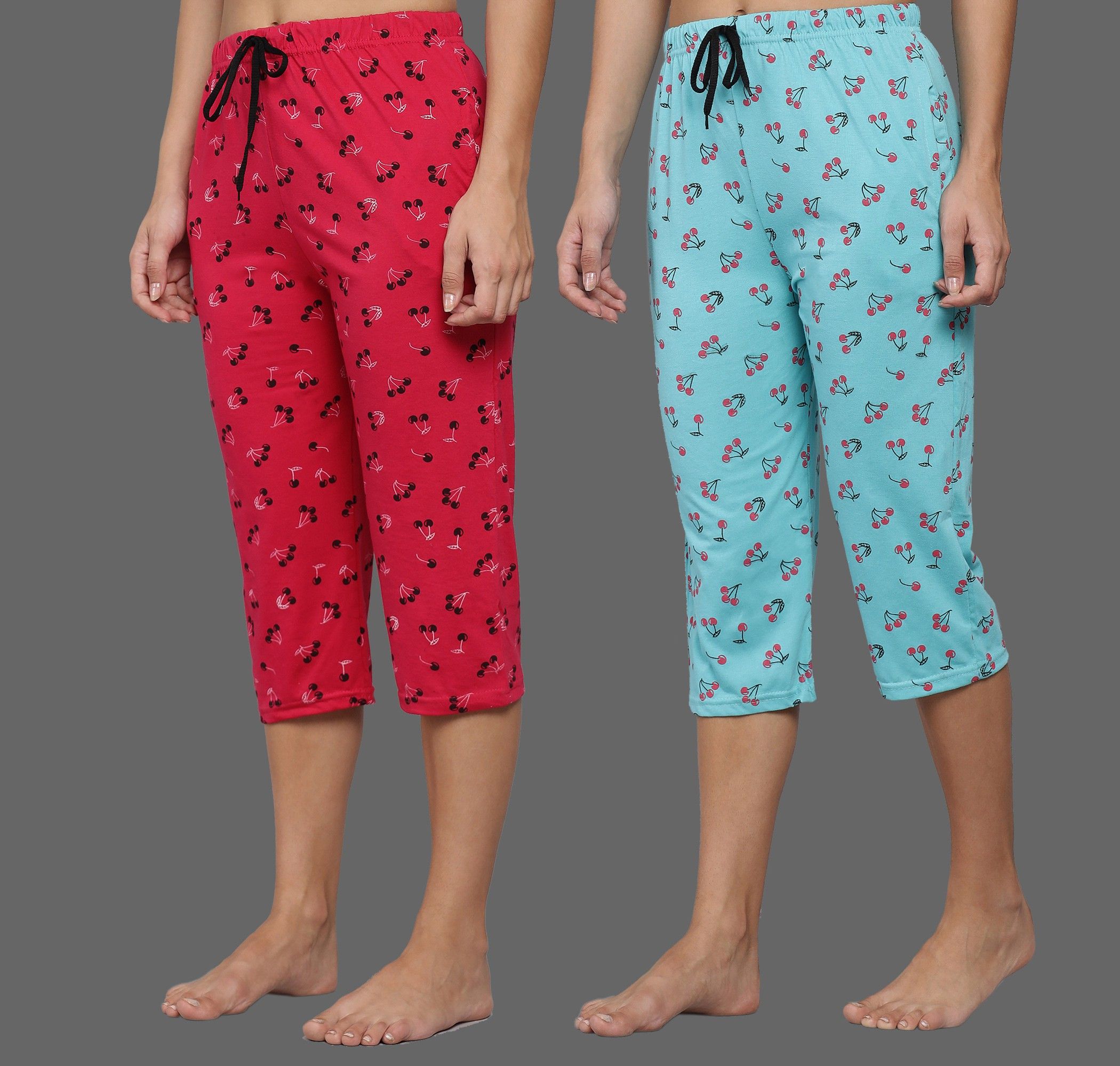 fit n fame Women Multicolor Capri-picture-10