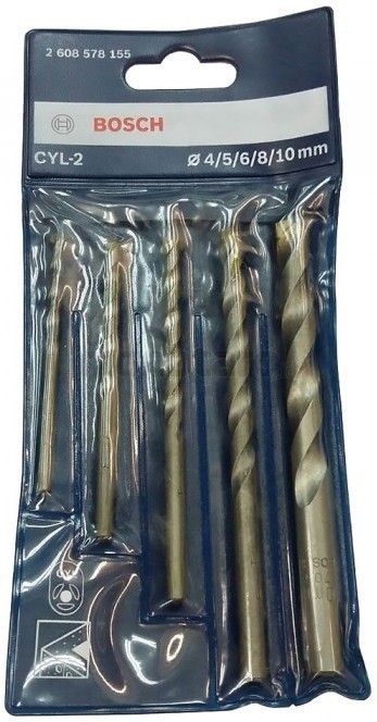bosch 5PCS CYL-2 MASONRY DRILL BIT SET (4, 5, 6, 8 & 10MM) - 2608578155-picture-15