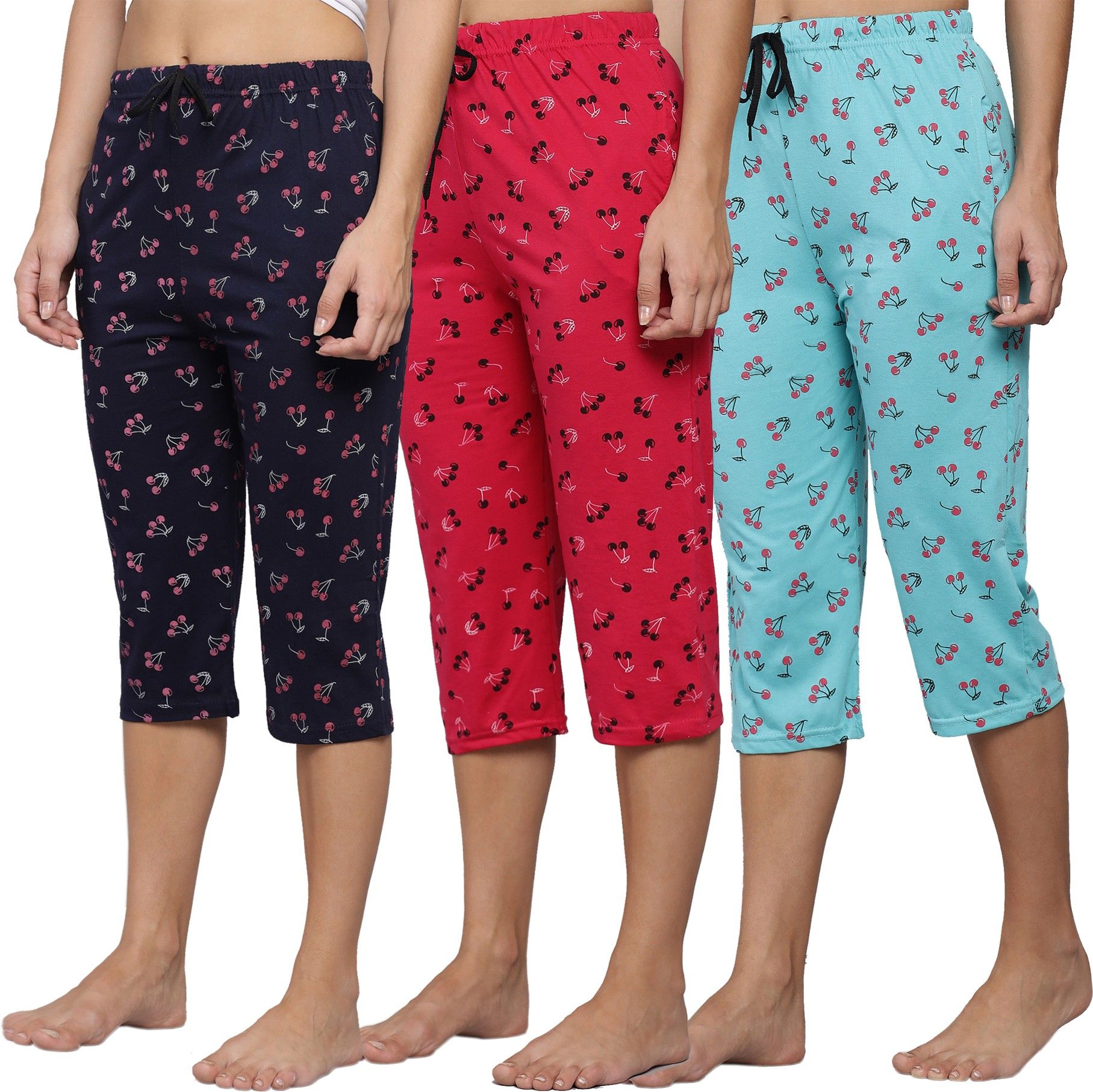 Women Multicolor Capri-image-26