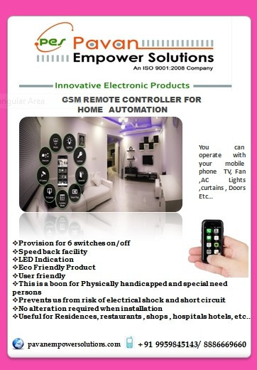 Pavan Empower Solutions GSM Remote Controller Multipurpose Controller image 1