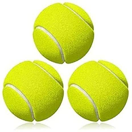 Light Weight cricket Tennis Ball - Size: 6 (Pack of 3, Green) Tennis Ball-image-16