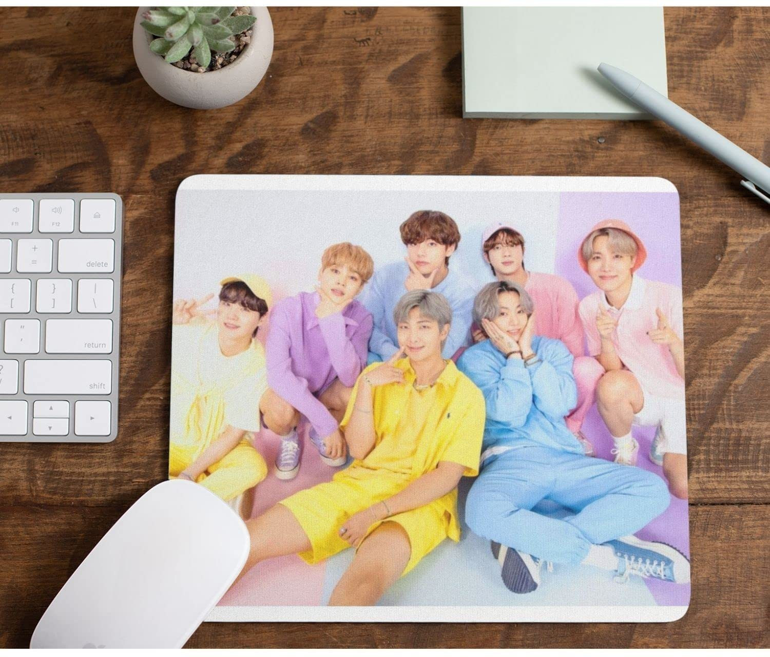 ZORI ™ BTS Gaming Mouse PAD for Computer, PC and Laptop (MP802_BTS_Group) Mousepad image 1