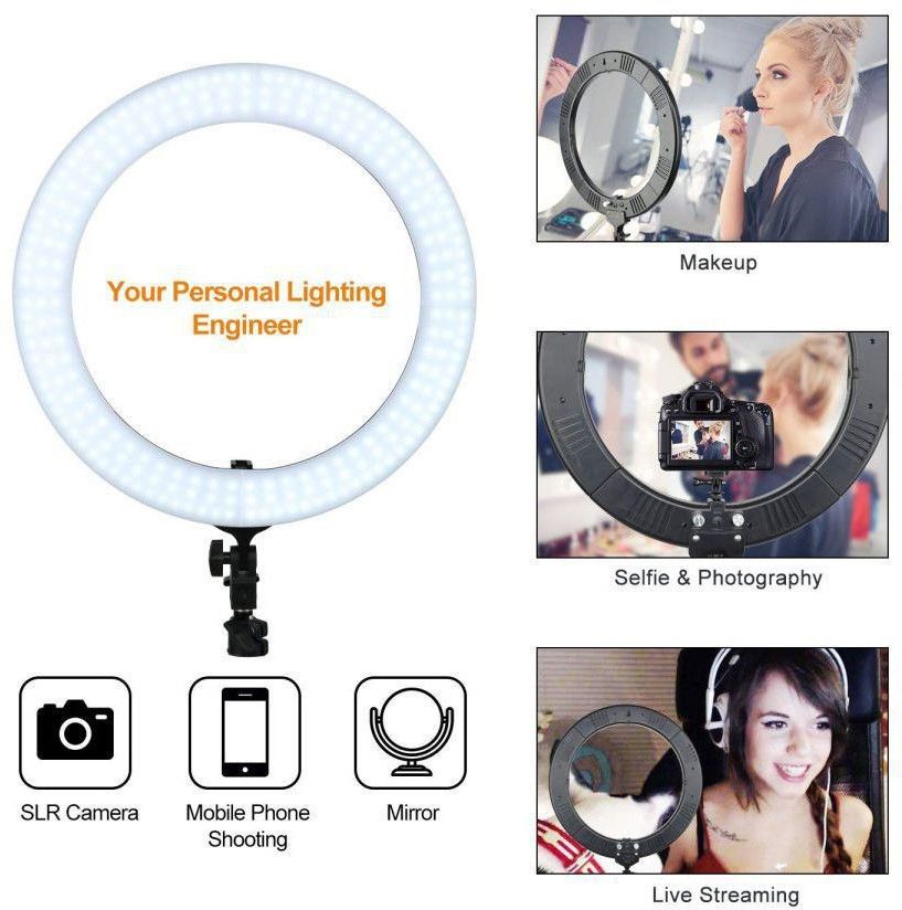 POZUB Mobile flash, Makeup Ring Light, photography Flash 10inch LED Selfie Ring Light Tripod, Monopod, Monopod Kit, Tripod Bracket, Tripod Ball Head, Tripod Kit-image-45