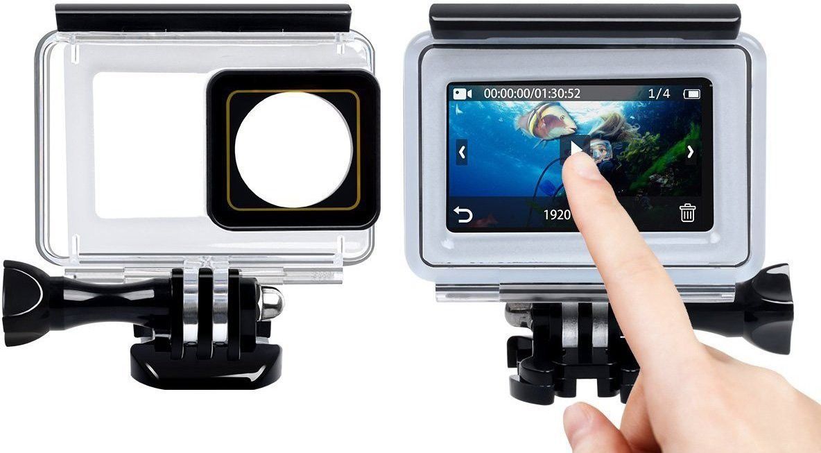 quikprof 40m Underwater Waterproof Back Protective Housing Case Cover for Yi 2 II 4K Underwater Camera Housing-image-5