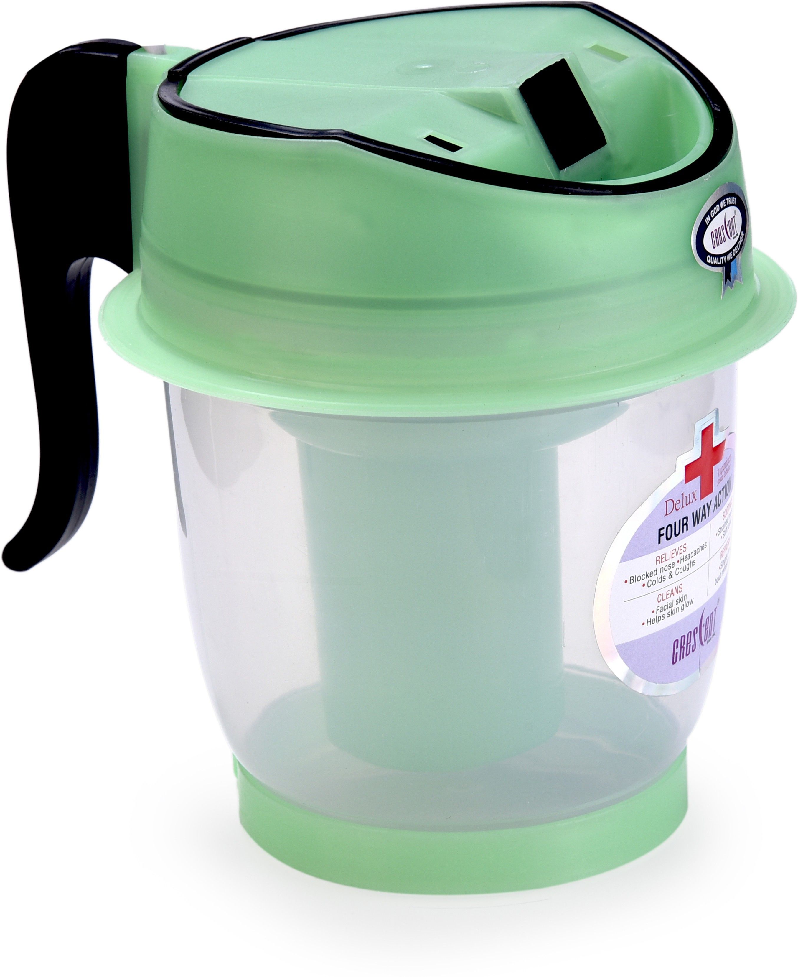 CRESCENT Delux Steam Inhaler 4 Way Action ( Stay Healthy Look Beautiful Live Better ) Vaporizer