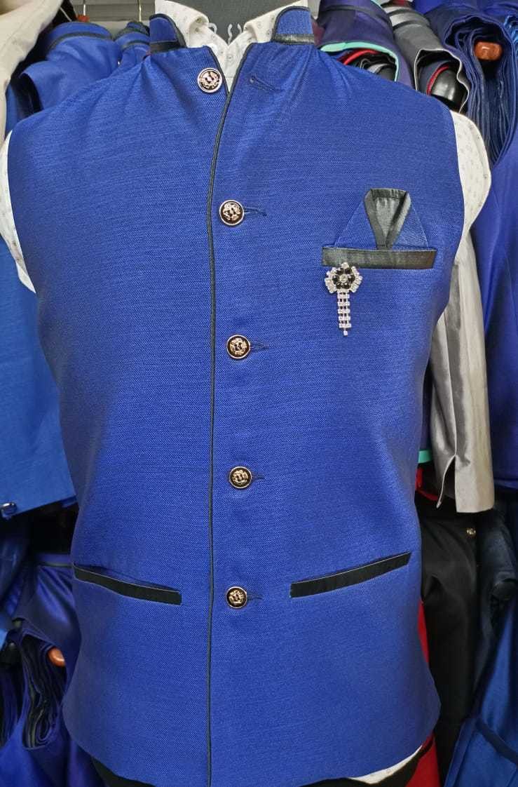 maksud enterprise Self Design Men Waistcoat-picture-29