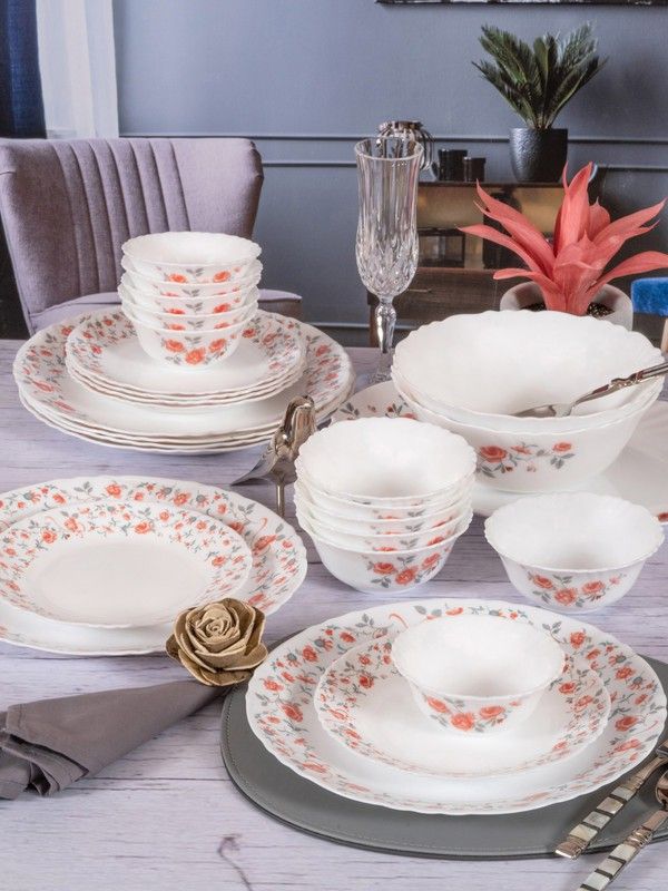 Pack of 33 Opalware Opalware Dinner Set (set of 33pcs) Dinner Set-image-45