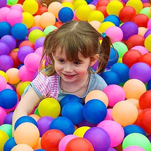 Baby Premium Multicolour Balls for Kids Pool Pit/Ocean Ball Without Sharp Edges Soft Balls for Toddler Play Tents & Tunnels Indoor & Outdoor Bath Toy-image-48