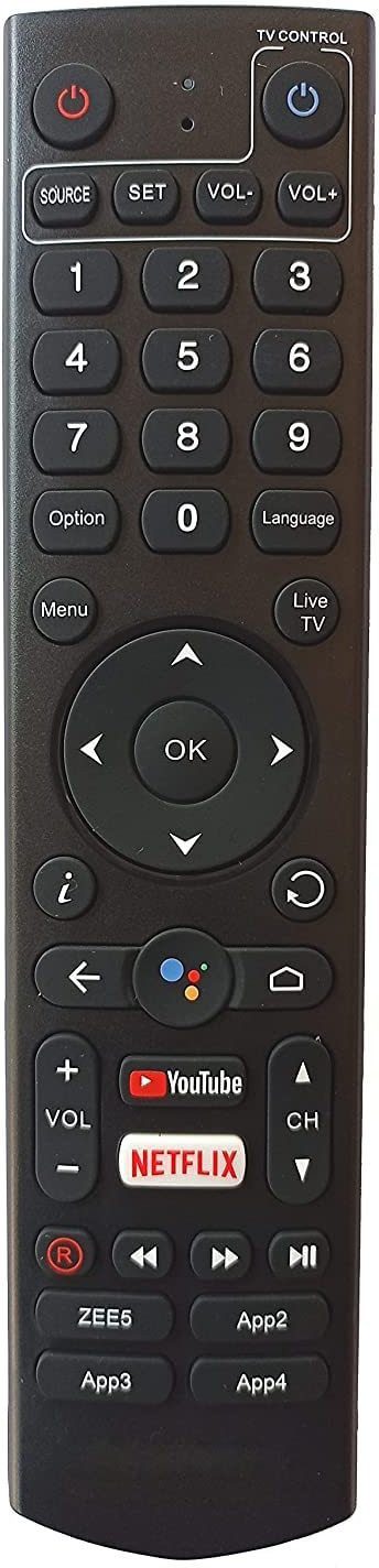 BhalTech BTB09B Set Top Box with Voice Fucntion Google Assistant and YouTube Compatible Hathway Remote Controller image 1