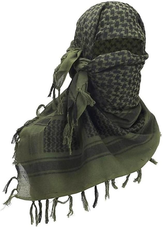 maarcosz Embroidered Pure Cotton Men Black, Green Scarf-picture-23