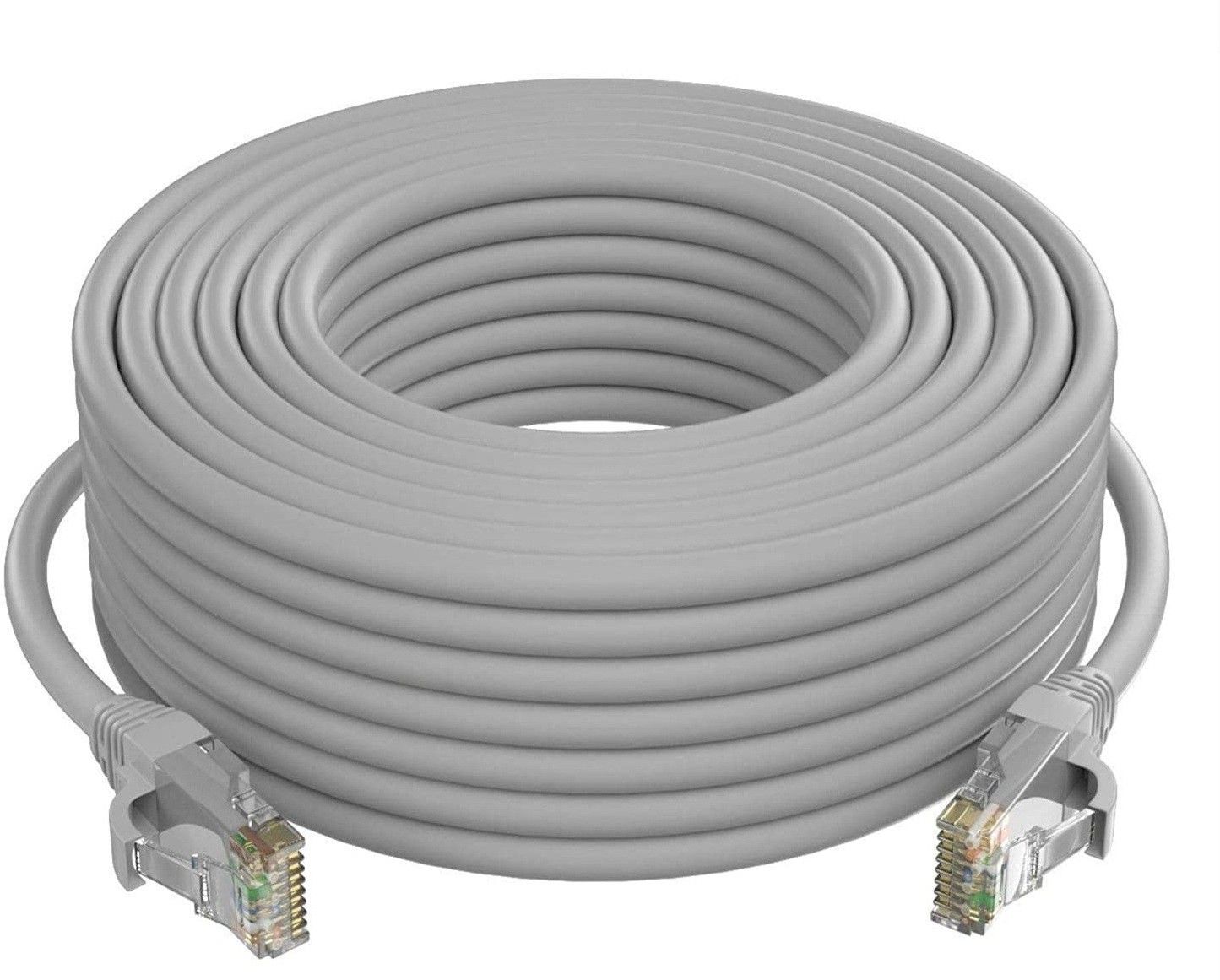 Sadow LAN Cable 40 m 40 Meter Cat6 Lan Cable Gold Plated RJ45 Connector Internet LAN Wire Cable Cord for Modem Router PC Mac Laptop PS5 PS11-image-40