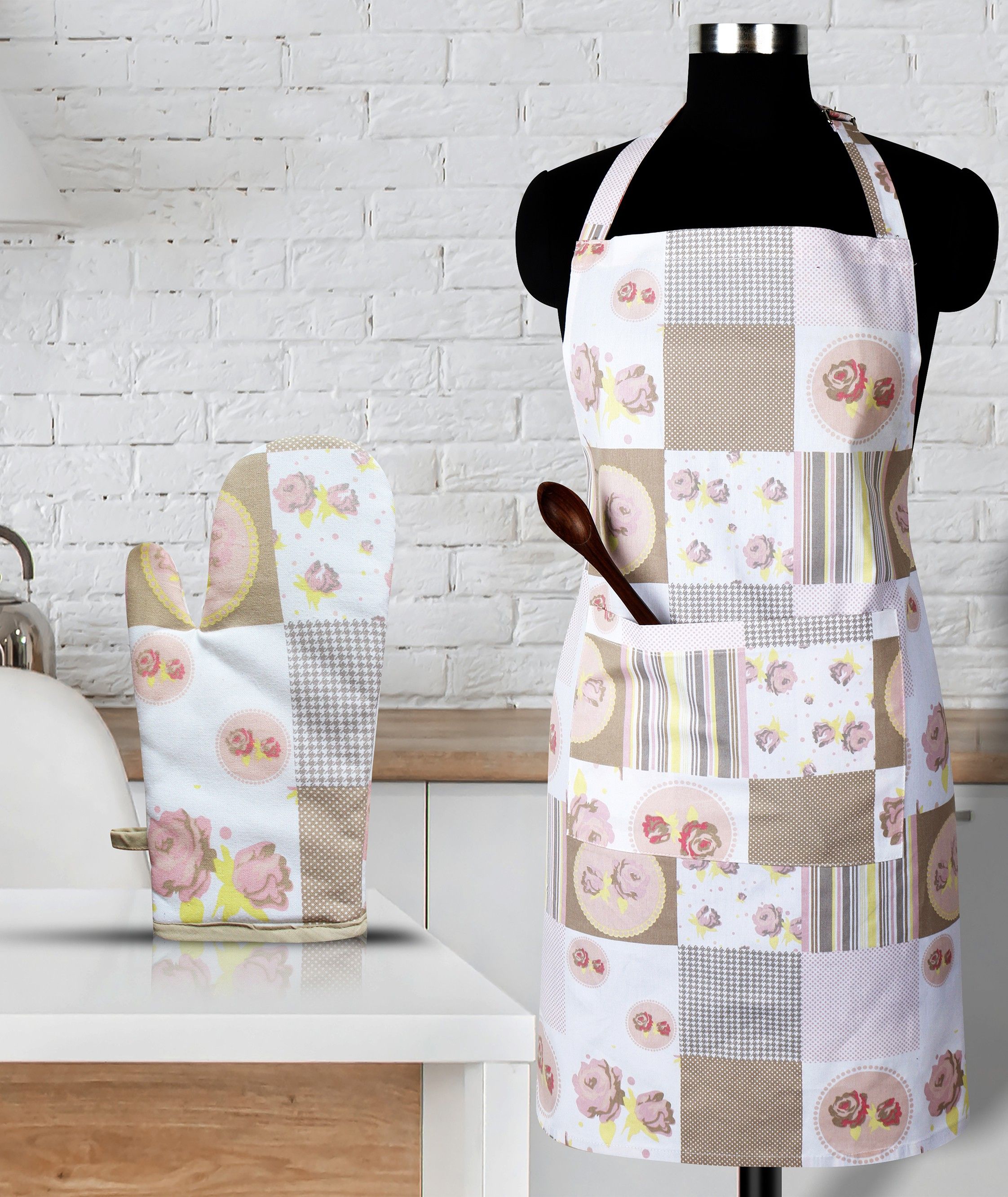 Cotton Home Use Apron - Free Size-image-17