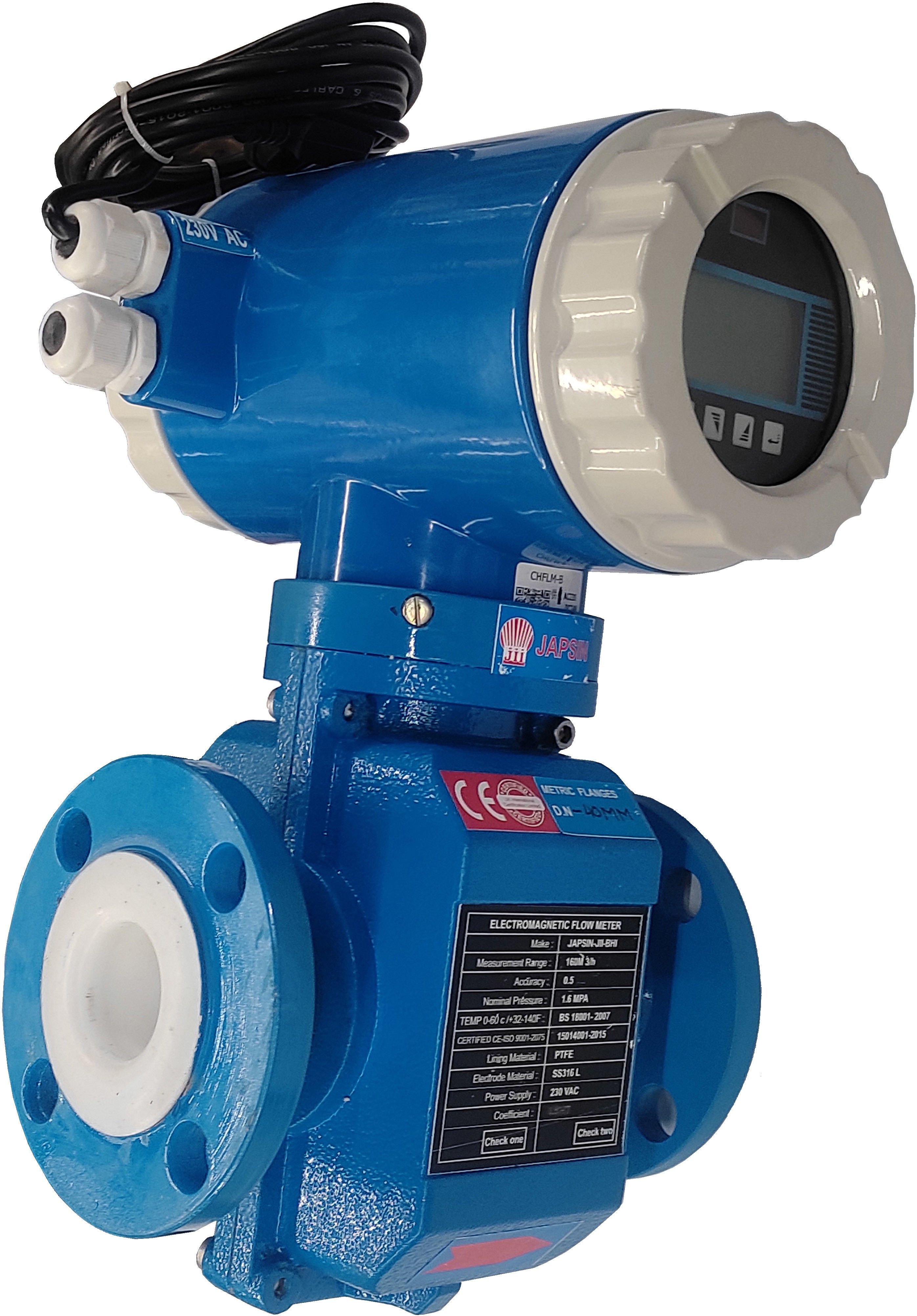 Japsin 50mm (2") Electromagnetic Flow Meter, Heavy duty & Good Quality Test Indicator-image-19