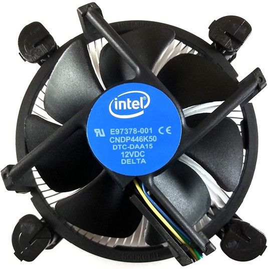 RRCART CPU Fan for intel i3 i5 i7 Socket LGA 1150 1151 1155 1156 4-Pin Connector Cooler