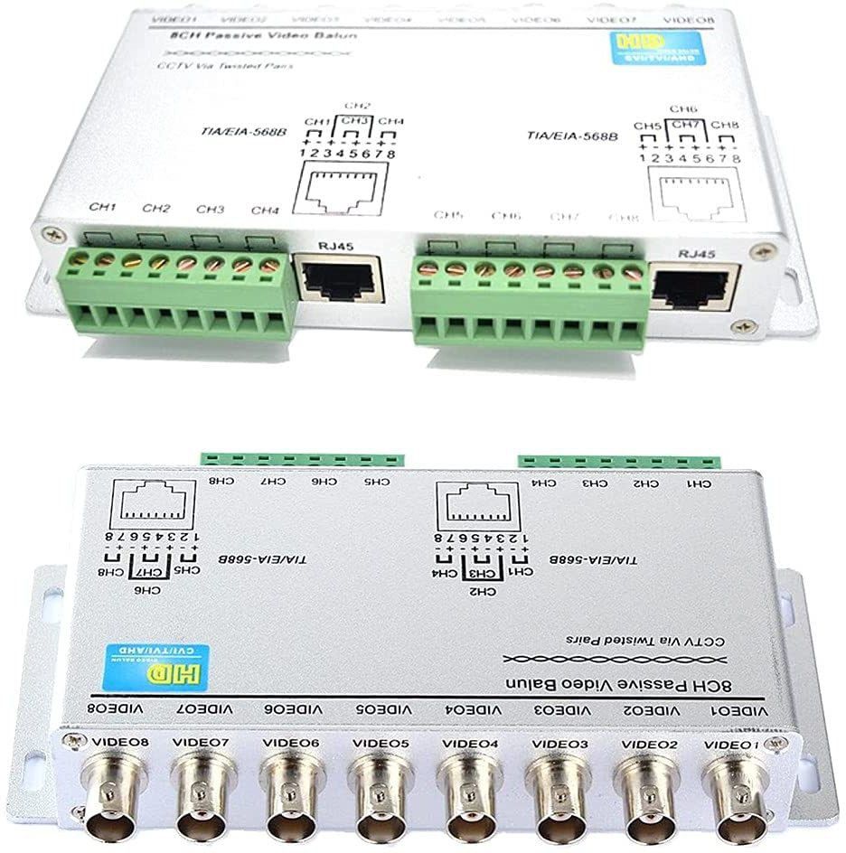 VOOCME Video Transmitter for HD-CVI/TVI/AHD CCTV Surveillance Camera (8 Chanel) 42 inch CD Player