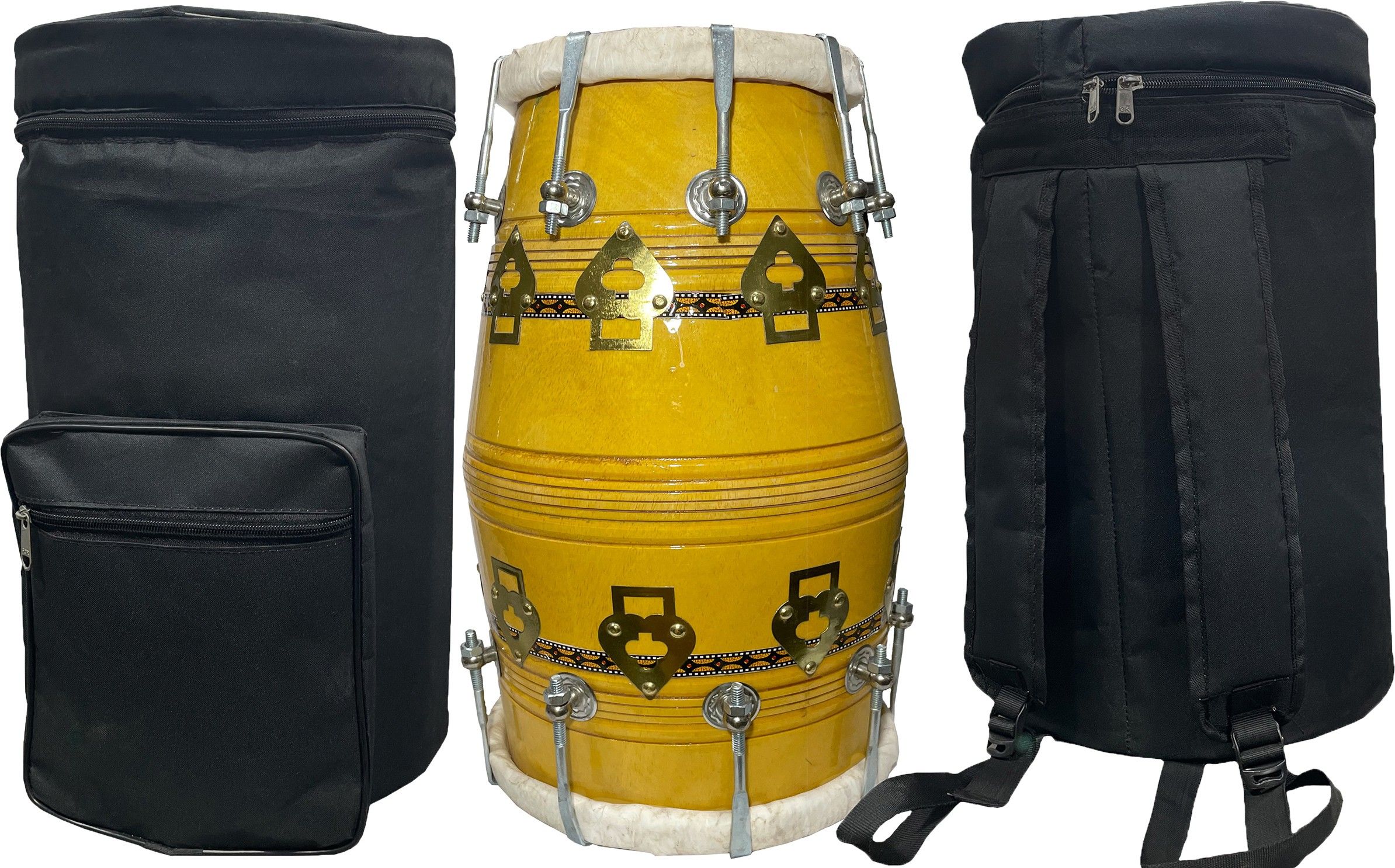 gt manufacturers Professional Mango wood Dholak Bhajan kirtan Nut & Bolts Dholak-picture-18