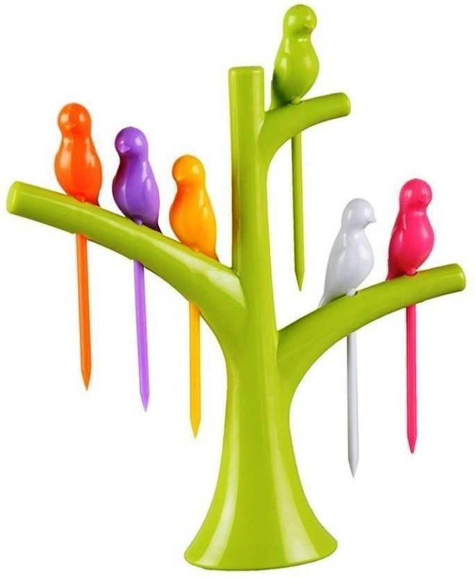 seahawks Bird Fruit Fork G-1 Disposable Plastic Fruit Fork Set-picture-19