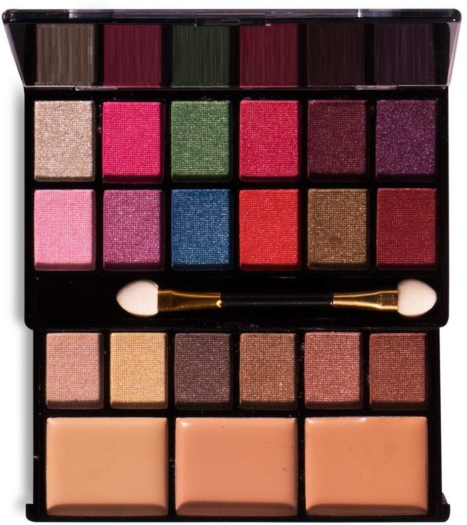 reimichi Colourful Shimmer 18 Eyeshadow, 3 highliter and 3 Shades Make up Kit-picture-28