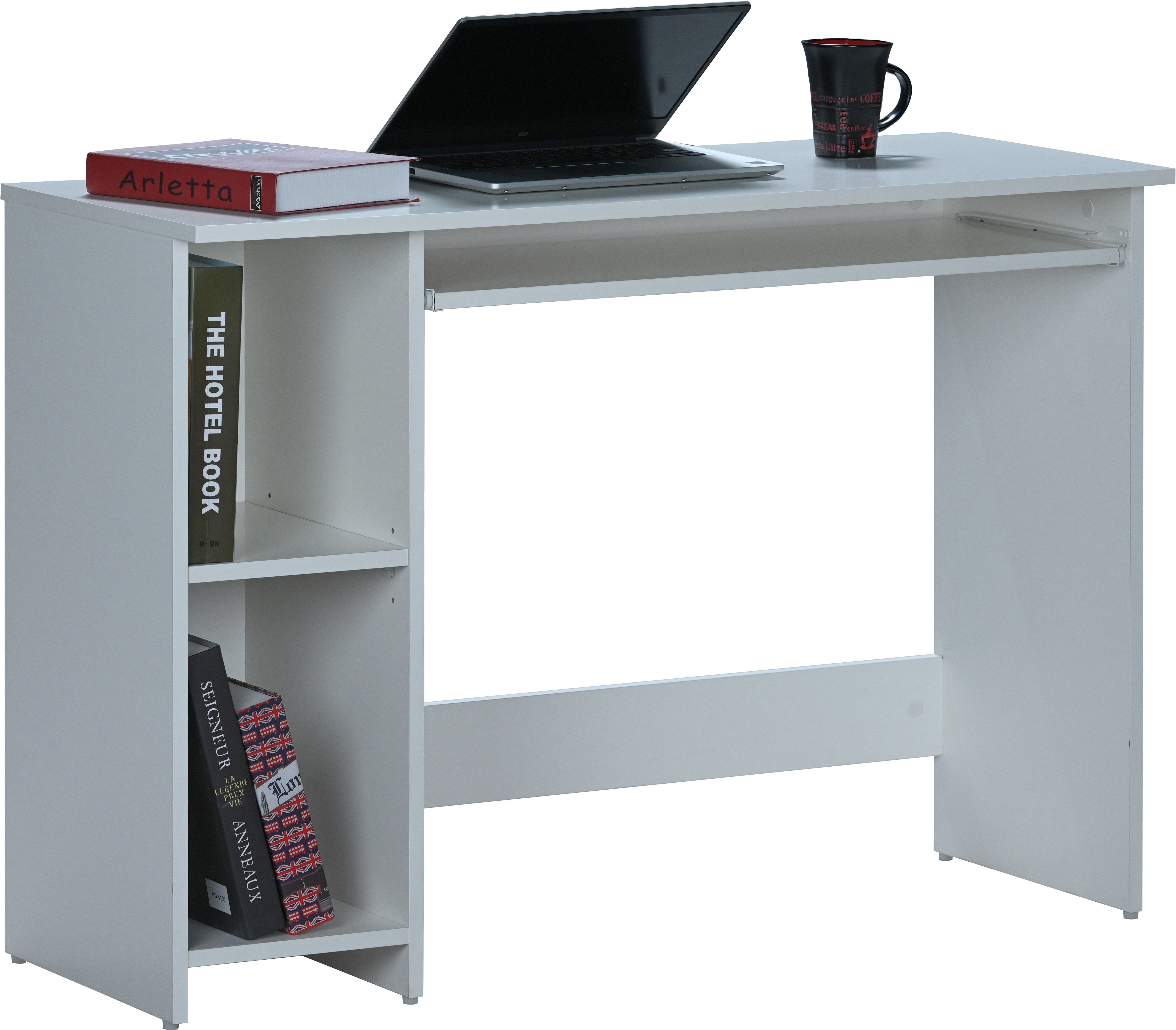Apollo-KT White Engineered Wood Office Table-image-43
