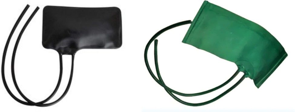 NSC Bp Rubber Bladder Green & Black Double Tube For Sphygmomanometer Bp Monitor Cuff-image-40