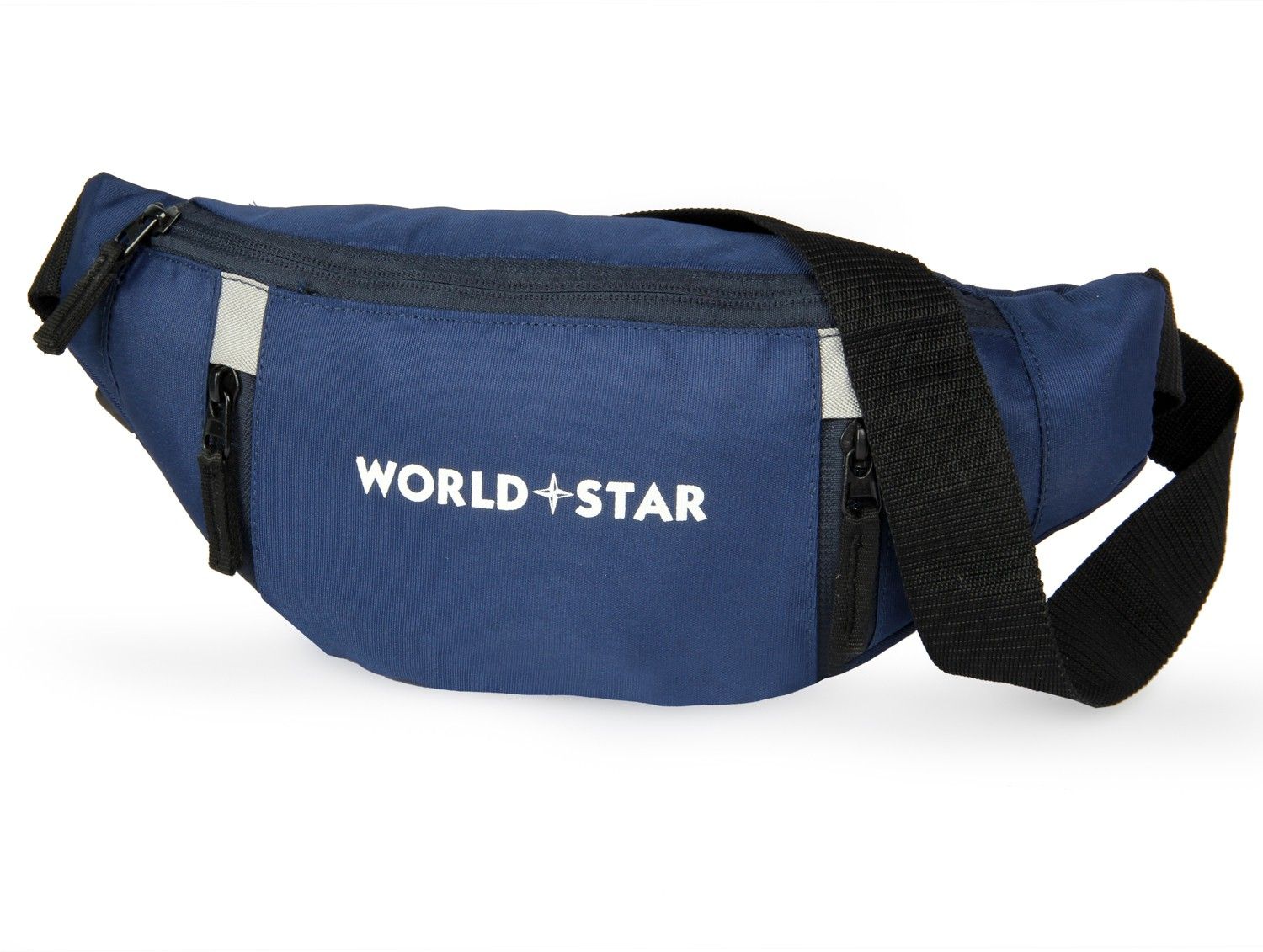 Worldstar Men or Women Handy Hiking Zip Pouch Document Money Phone Belt Sport Bag (navy) Waist Bag Elegant Style Travel Pouch with Adjustable Strap belt bag Strap