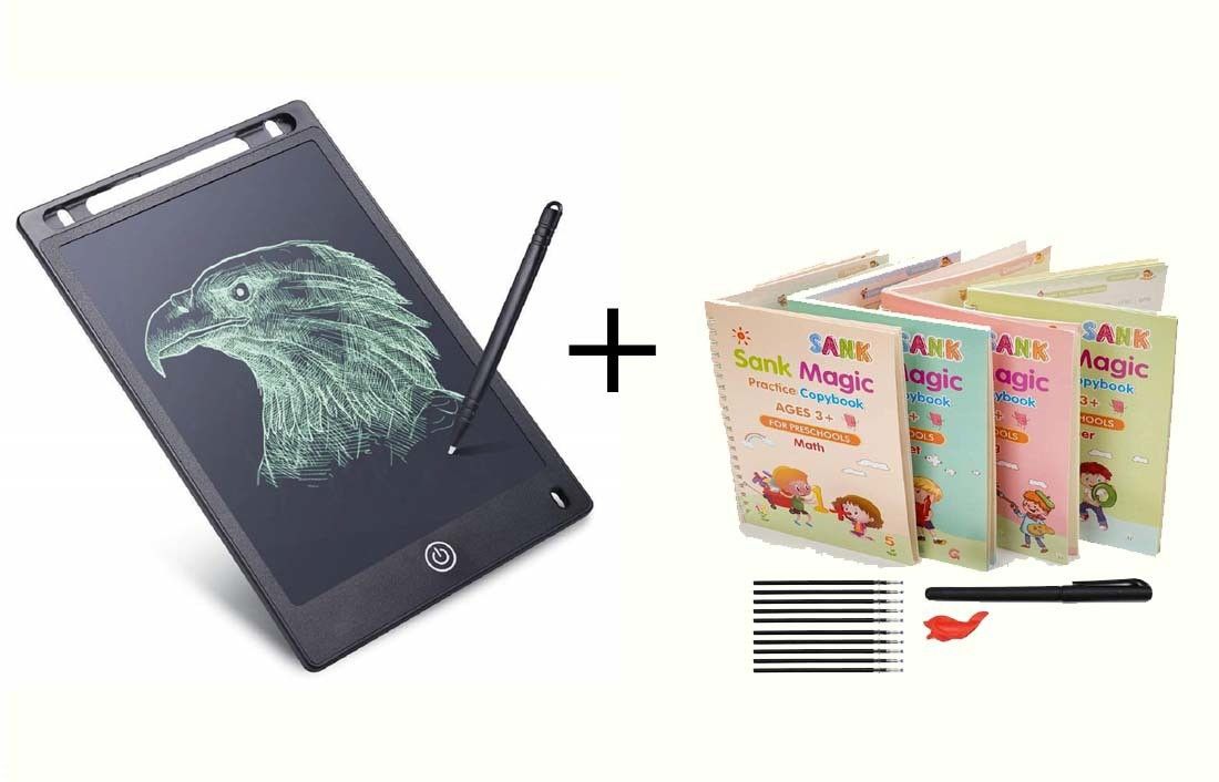 8.5 inch LCD E-Writer Electronic Writing Tablet OR Sank Magic Practice Copybook Sketch Pad-image-48