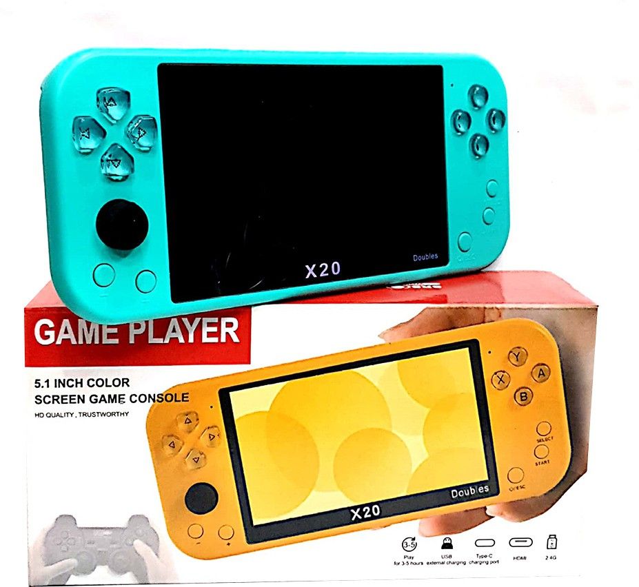 Clubics X20 5.1" HD Screen Gaming Console with 8GB + Music Player - Green HD Edition-picture-30