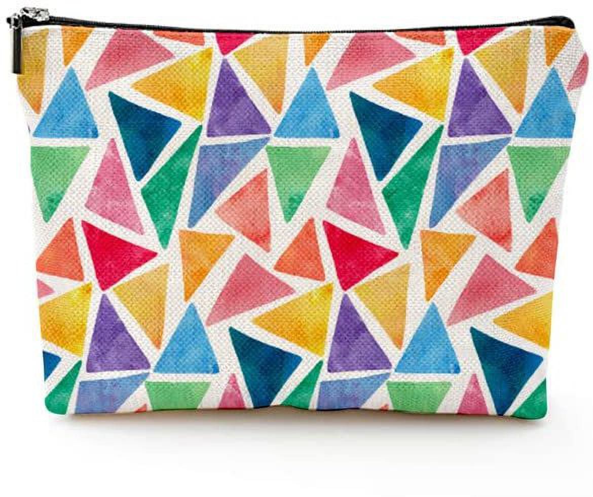 Women Silver Cosmetic Bag-image-43