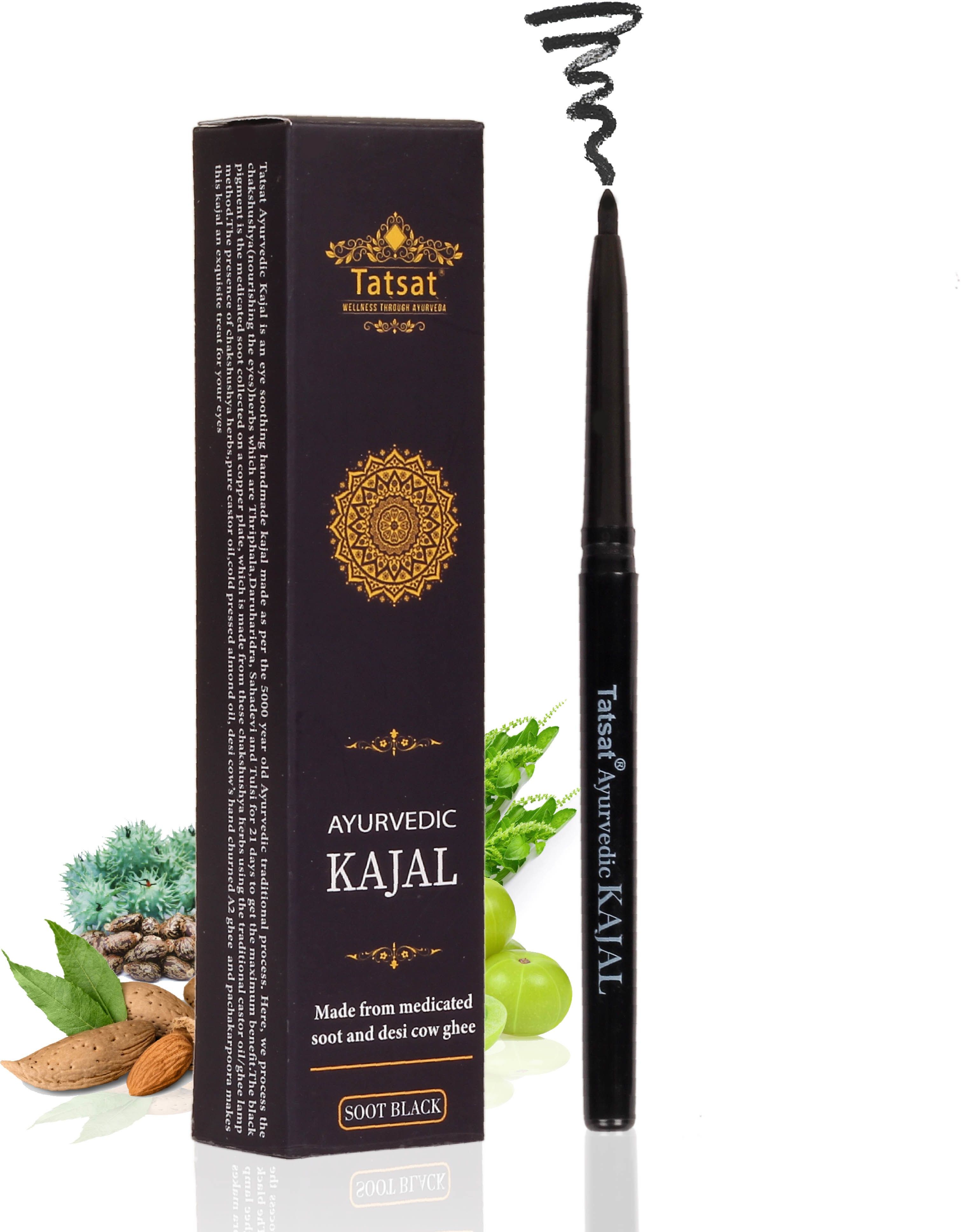 TATSAT-100% Natural Ayurvedic Herbal Lead Free Kajal