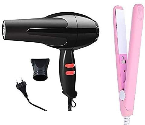 quktion Hair dryer 1500 watt with mini hair straightener multicolour Personal Care Appliance Combo