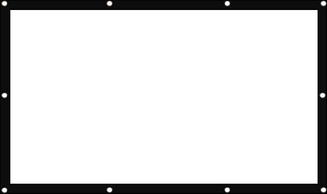 GINNI Eyelets Projector Screens Foldable Wrap Easy to Carry, Projector Screen (Width 182.88 cm x 137.16 cm Height)-image-41