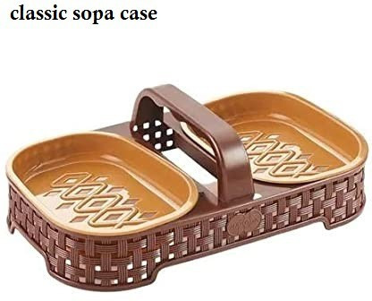 chapo Beauty 2 in 1 Soap Case set of 1( brown) image 1