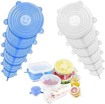 suraj enterprises Food silicone lid 2.6 inch, 3.8 inch, 4.5 inch, 5.7 inch, 6.5 inch, 8.3 inch Lid Set-picture-27