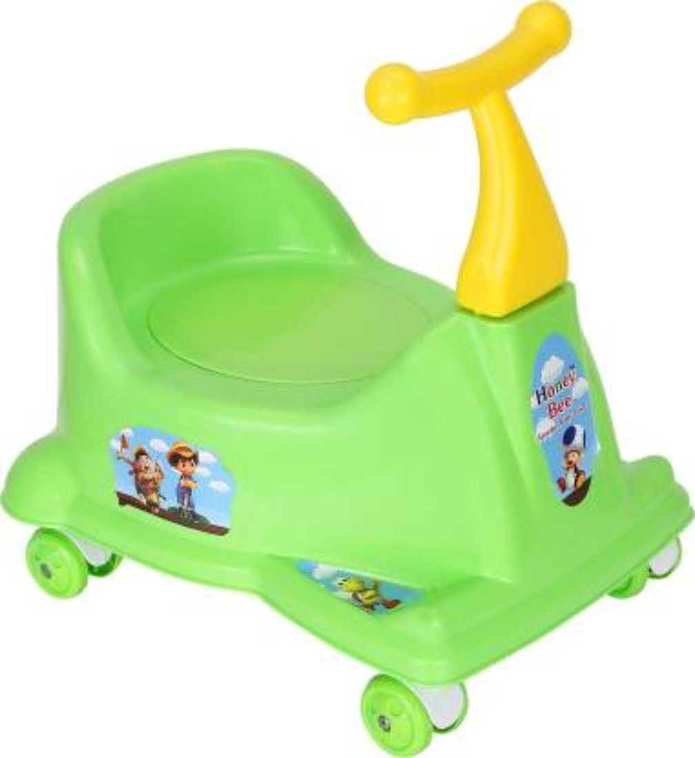 BABY Rabbit/Scooter Potty Rider Style Baby Potty Seat with Wheels Tray & Cover Potty Seat-image-39