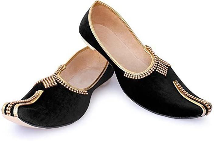 traditional funda Stylish Fashionable Trendy Footwear Collection, Synthetic Mojaris For Men-picture-28