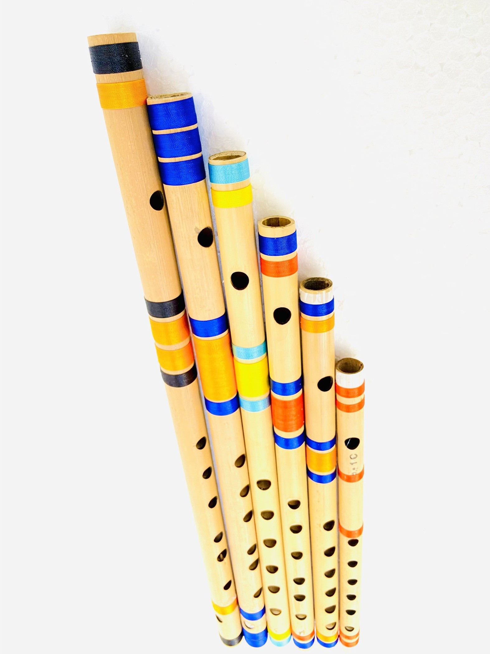 maga mart Six Pcs Set G Sharp C Sharp A Scale G Scale C Scale B Scale Flute Bamboo Flute image 1