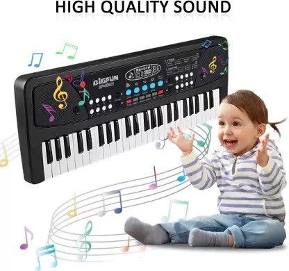haulsale BF-430 37 Key Piano Keyboard | DC Power Option, Microphone, Multi-Function-78-picture-40