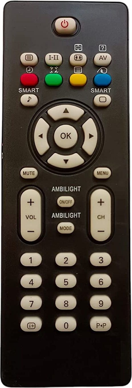 HDF Replacement Remote Control Compatible for Philips URC11 LCD/LED Remote Control Compatible For Philips LCD/LED TV.URC11 Philips Remote-Please Match the Image With Your old Remote Controller-image-3