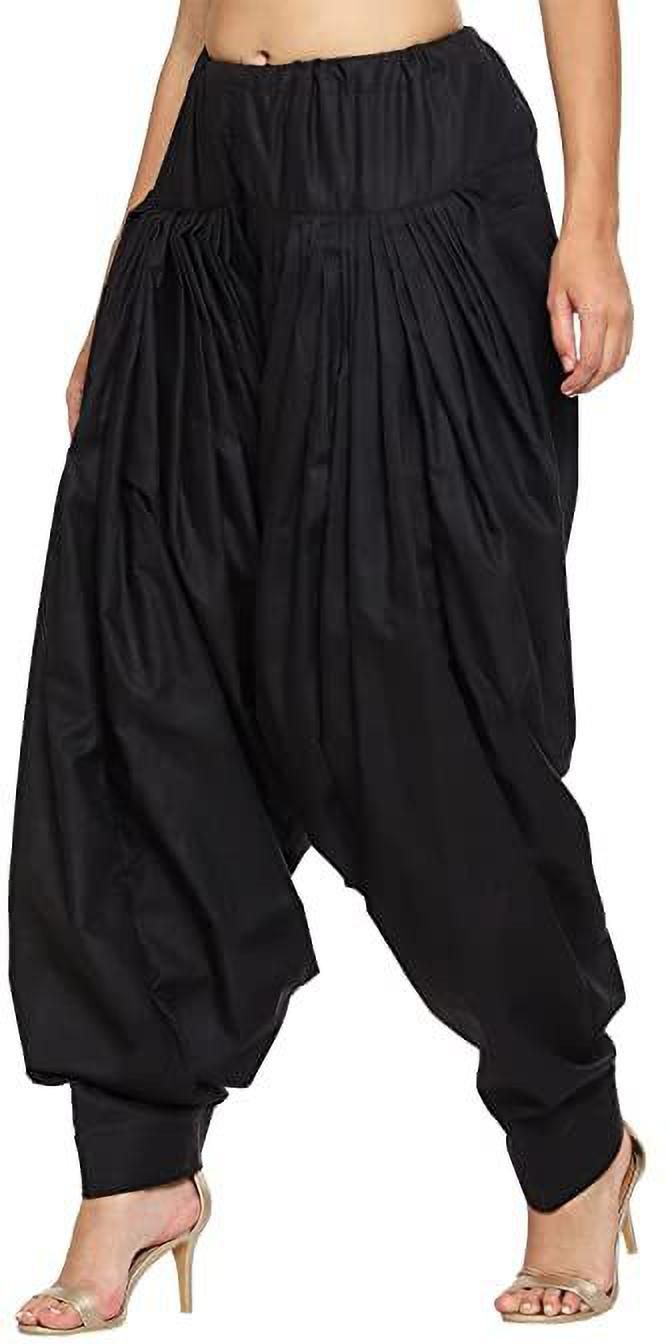 nezup Pure Cotton Solid Women ["Black"] Salwar-picture-11
