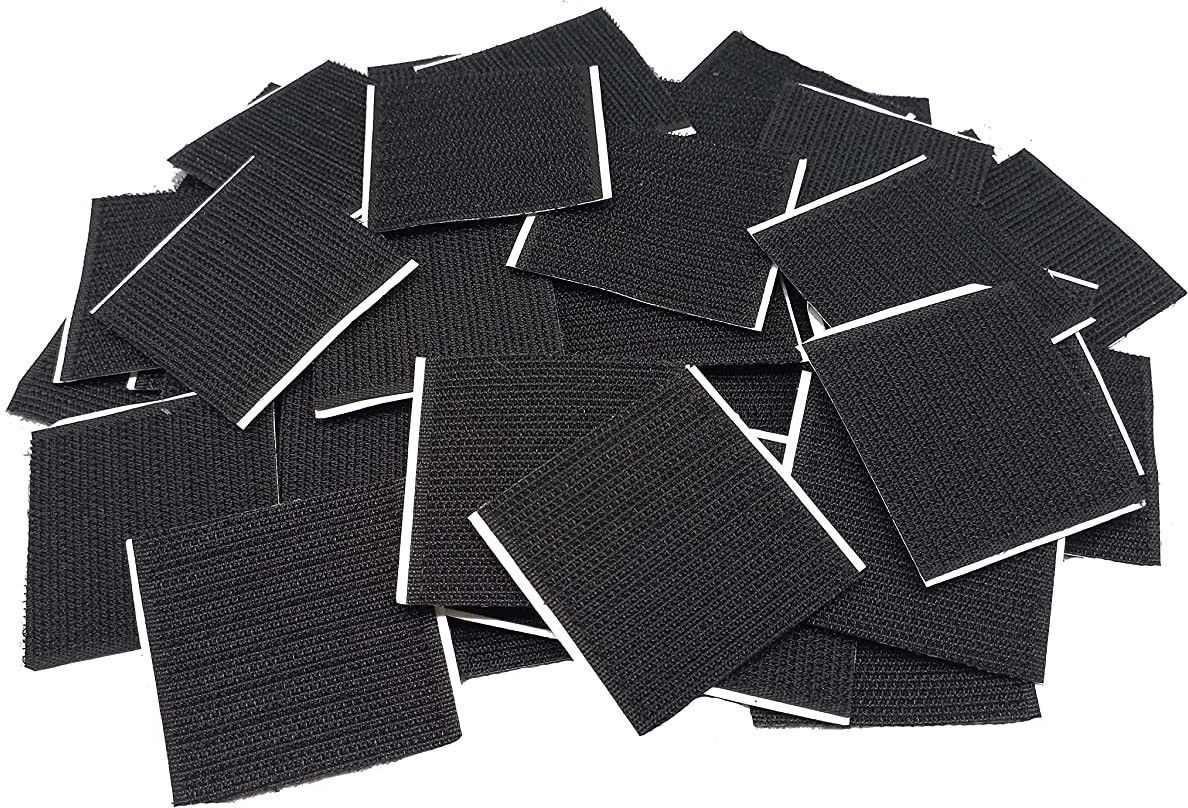 pransunita Square Tile Gripper Self Adhesive Heavy Bond Hook Tape – Size 2 x 2 inch (50 mm)-picture-21